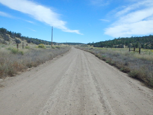 GDMBR: Telephone Lines and Fencing.